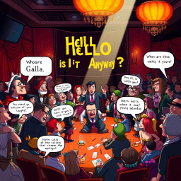 Whose Hello Is It Anyway? - Text-based game