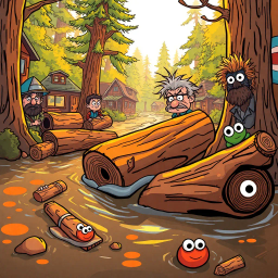 Log Jam: Who's Logs Are These, Anyway? - Text-based game