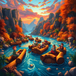 Log Jam: Whose Logs Are These Anyway? - Text-based game