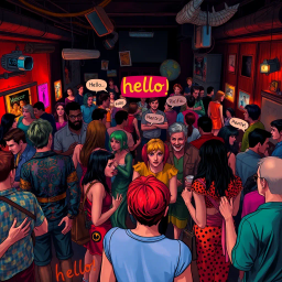 Whose Hello Is It Anyway? - Text-based game