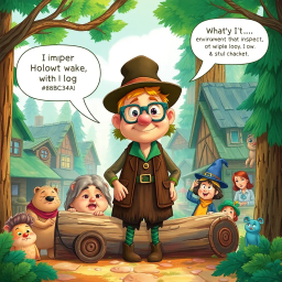 Log Jam: Who's Logs Are These, Anyway? - Text-based game