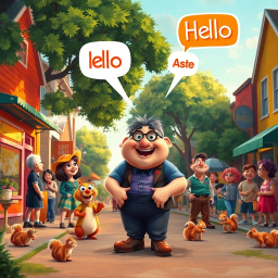 Whose Hello Is It Anyway? - Text-based game