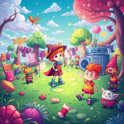 Wild Magic and Mismatched Socks - Text-based game