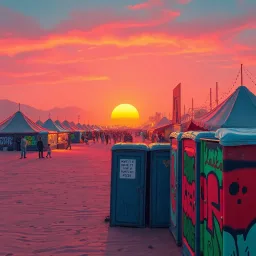 Burning Man: Porta Potty Pandemonium - Text-based game