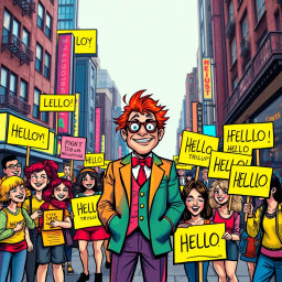 Whose Hello Is It Anyway? - Text-based game