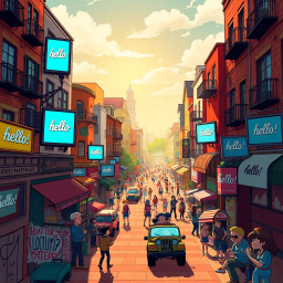 Whose Hellos Are These, Anyway? - Text-based game