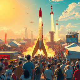 Rocket Rumble: The Launch Chronicles - Text-based game