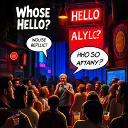 Whose Hello Is It Anyway? - Text-based game