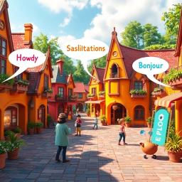 Whose Hello Is It Anyway? - Text-based game