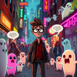 Whose Ghost is It Anyway? - Text-based game