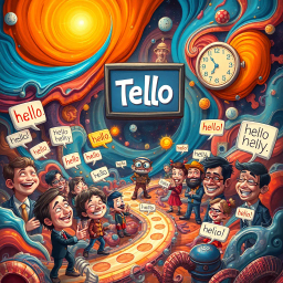 Whose Hello Is It Anyway? - Text-based game