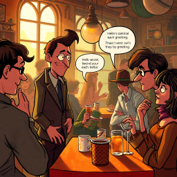 Whose Hello Is It Anyway? - Text-based game