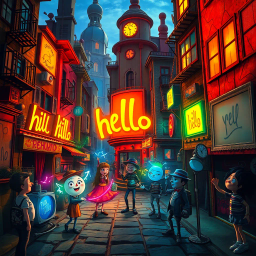 Whose Hello Is It Anyway? - Text-based game