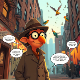 Bird Brained: The Feathered Conspiracy - Text-based game