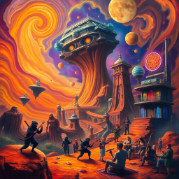 Spectrum Wars: Which Dimension Is It Anyway? - Text-based game