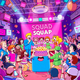 Squad Goals: The Misadventure - Text-based game