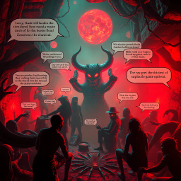 Hell-o, Who's There? - Text-based game