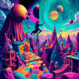 Spectrum Wars: Which Dimension is it Anyway? - Text-based game