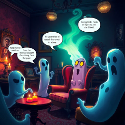 Whose Ghost Is It Anyway? - Text-based game