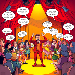 Whose Line is It Anyway: The Saga of Improvisation - Text-based game