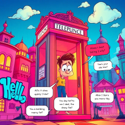 Whose Hello Is It Anyway? - Text-based game