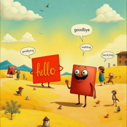 Whose Hello Is It Anyway? - Text-based game