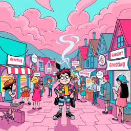 Whose Hello Is It Anyway? - Text-based game