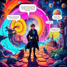 Spectrum Wars: Which Dimension is it Anyway? - Text-based game