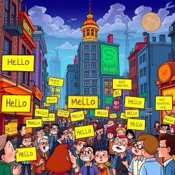 Whose Hello Is It Anyway? - Text-based game