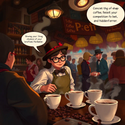 The Coffee Heist: A Brew-tiful Conspiracy - Text-based game