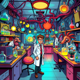 Whose Lab Is It Anyway? - Text-based game