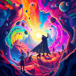 Spectrum Wars: Which Dimension Is It Anyway? - Text-based game