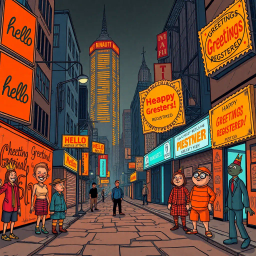 Whose Hello Is It Anyway? - Text-based game