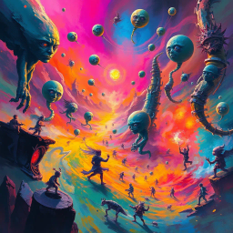 Spectrum Wars: Which Dimension Is It, Anyway? - Text-based game