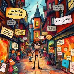 Whose Hello Is It Anyway? - Text-based game