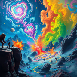 Spectrum Wars: Which Dimension Is It Anyway? - Text-based game