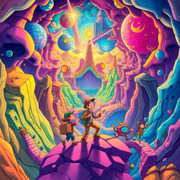 Spectrum Wars: Which Dimension Is It Anyway? - Text-based game