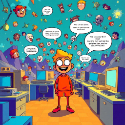 Memeception: Whose Hello Is It Anyway? - Text-based game