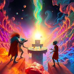 Spectrum Wars: Which Dimension Is It Anyway? - Text-based game