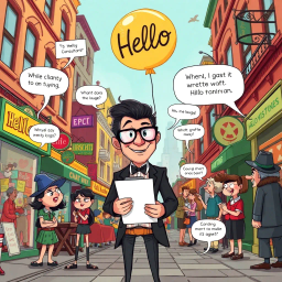 Whose Hello Is It Anyway? - Text-based game