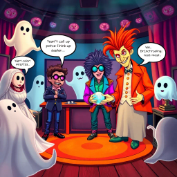 Hello, Whose Ghost Is It Anyway? - Text-based game