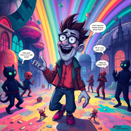 Spectrum Wars: Which Dimension Is It Anyway? - Text-based game