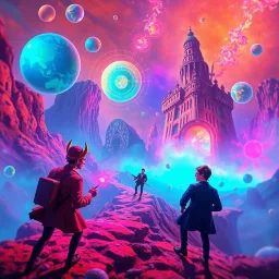 Spectrum Wars: Which Dimension Is It Anyway? - Text-based game
