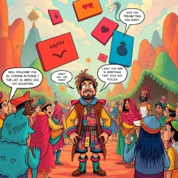 Whose Hello is It Anyway? - Text-based game