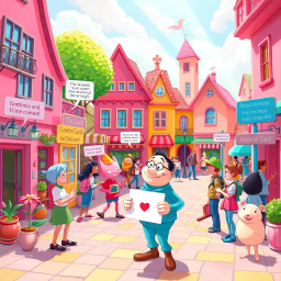 Mirthful Mayhem: Who's Hello Is It Anyway? - Text-based game