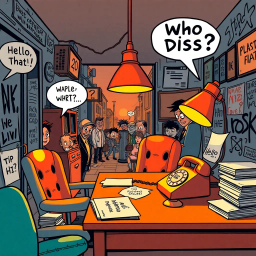 Hello, Who Dis? - Text-based game