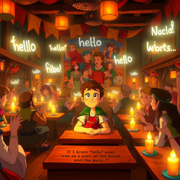 Whose Hello Is It Anyway? - Text-based game