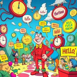 Whose Hello Is It Anyway? - Text-based game