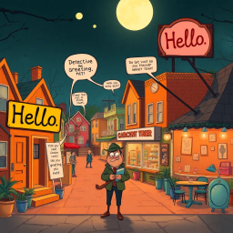 Whose Hellos Are These, Anyway? - Text-based game