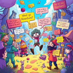 MetaQuest: Whose Adventure Is It Anyway? - Text-based game